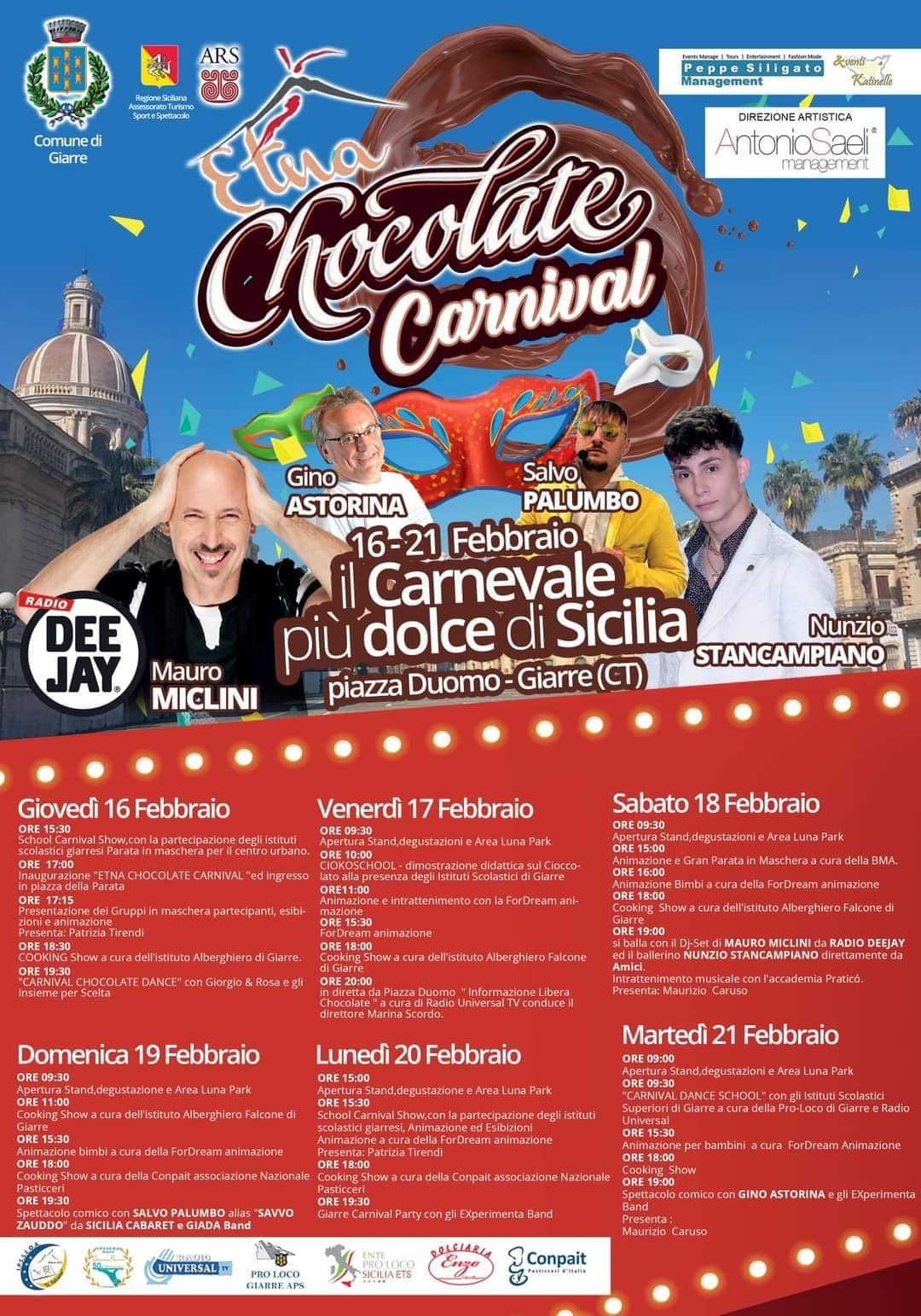 Pietro Praticò Vocal Studio Live: Etna Chocolate Carnival