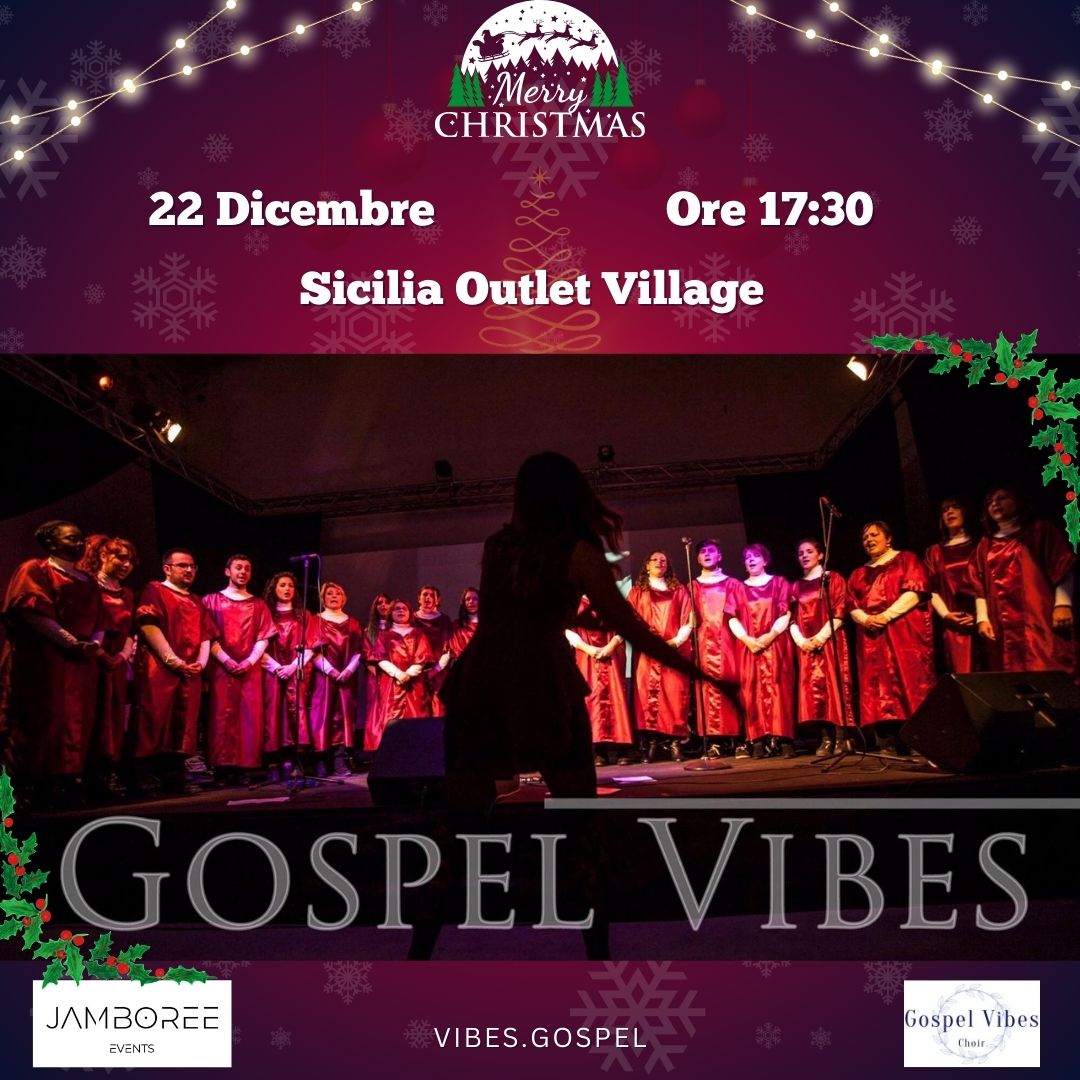 Evento live con il Gospel Vibes presso il “Sicilia Outlet Village”